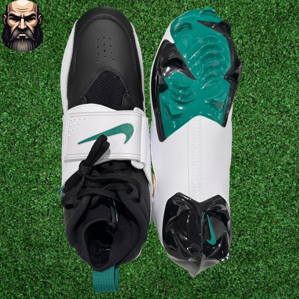 Nike Air Diamond Turf 93 Emerald Green HF5298-102 Football Cleats Men's Size 12